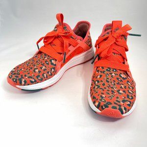 Adidas Edge Lux Running Shoes, 8 1/2 USA Women's, Coral animal print